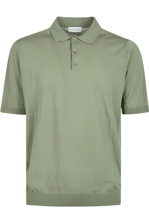 BALLANTYNE Plain Short Sleeve Polo Shirt