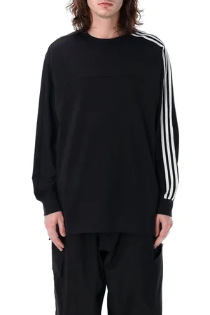 Y-3 3 Stripes L/S Tee Nero