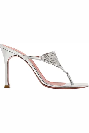 Amina Muaddi Cameron Heel Sandals
