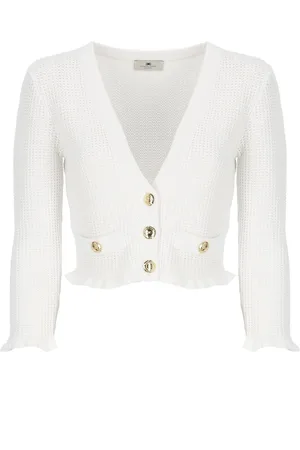 Elisabetta Franchi Sweaters Ivory
