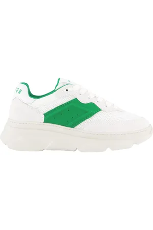 Copenhagen Shoes Dames CPH53 Sneaker Wit/Groen