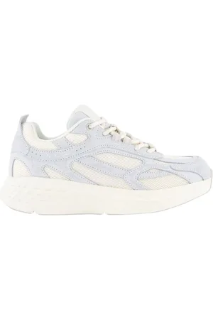 Mercer Amsterdam Dames The Re-Run Max Suede Blauw