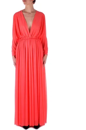 Pinko Dresses Coral Red