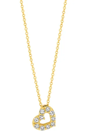 Blush Collier LG3000Y 14k Geelgoud 0.14crt G SI Lab Grown Briljant Hart Hanger 42cm