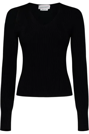 Alexander McQueen Sweaters Black
