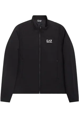 EA7 Armani Woven Bomber Jacket Black