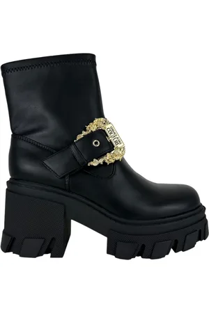 VERSACE Enkellaars Black
