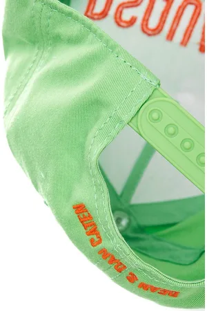 Dsquared2 Technicolor Acid Green Baseball Cap Green