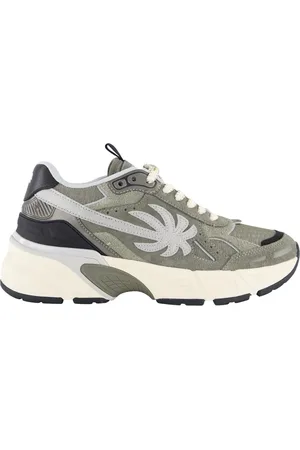Palm Angels Heren Pa 4 Sneakers Olive Grey