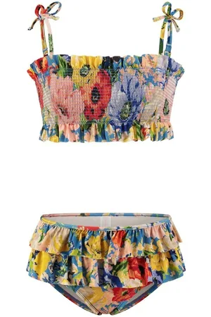 ZIMMERMANN Alight Shirred Frill Bikini