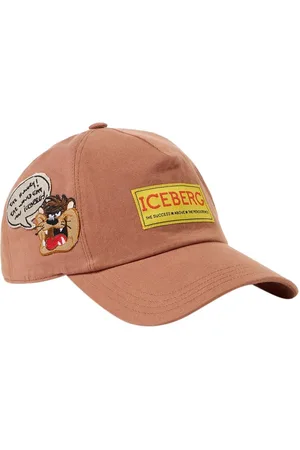Iceberg Looney Tunes patch coccio-colored gabardine baseball cap