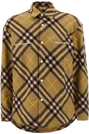 Burberry Printed wool blend shirt
