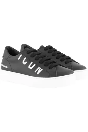 Dsquared2 Icon Sneakers Box Sole Lace Maxi Logo Print
