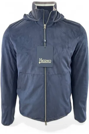 HERNO Hooded jack blauw