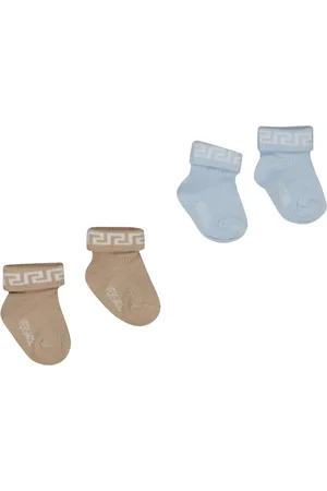 VERSACE Baby Unisex Sokjes In Licht Blauw