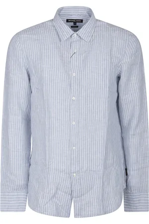 Michael Kors Long Sleeve Classic Hallo Shirt Blue