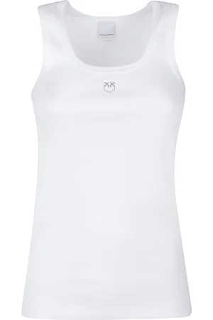 Pinko Calcolatore Tank Top White