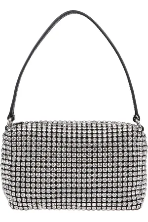 Alexander Wang Heiress Medium Pouch Bag White