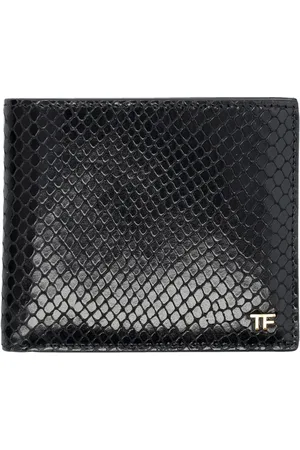 Tom Ford Bifold Wallet Phyton Print Nero
