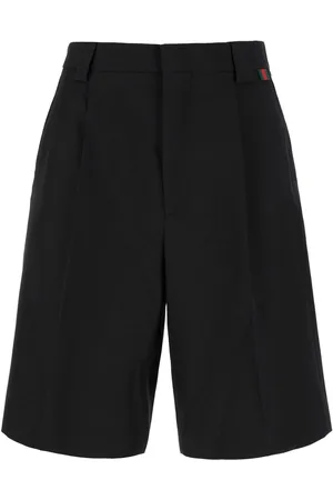 Gucci Black polyester blend bermuda shorts