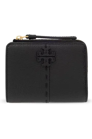 Tory Burch Mcgraw Logo Plaque Wallet