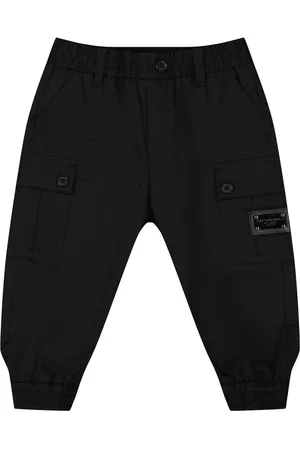 Dolce & Gabbana Baby Jongens Broek In Zwart