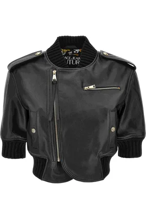 VERSACE Coats Black