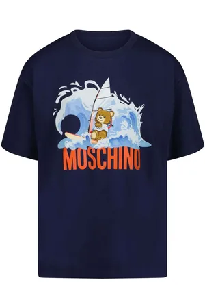 Moschino Kinder Jongens T-Shirt In Zwart