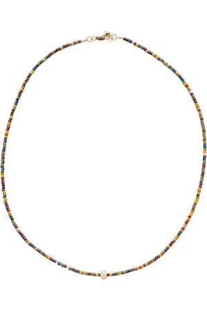 CATHERINE MICHIELS Ras du cou FW2220 perles de céramique multi Marina