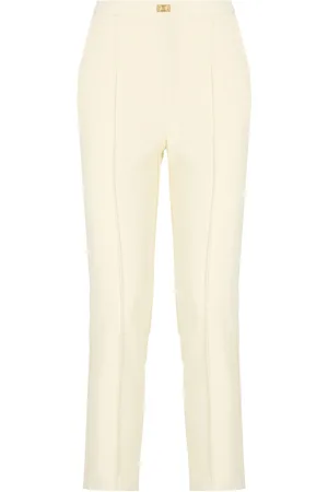 Elisabetta Franchi Trousers Yellow