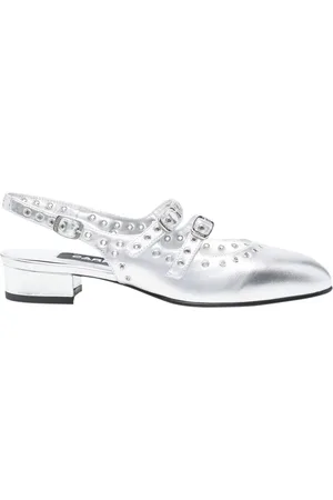 Carel Flat Shoes Silver
