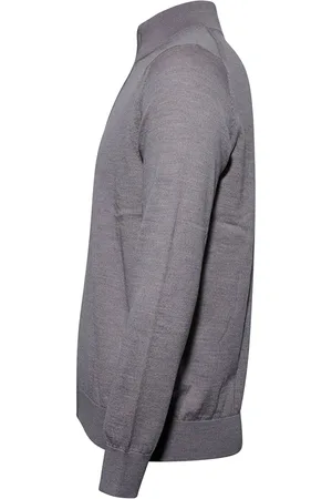 Emporio Armani Wool Full Zip Cardigan Moon Rock Me