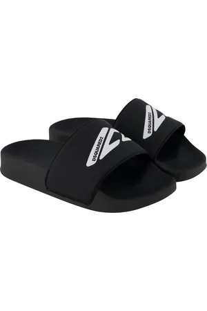 Dsquared2 Unisex Slippers In Zwart