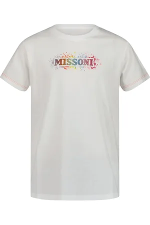 Missoni Kinder Meisjes T-Shirt In Wit