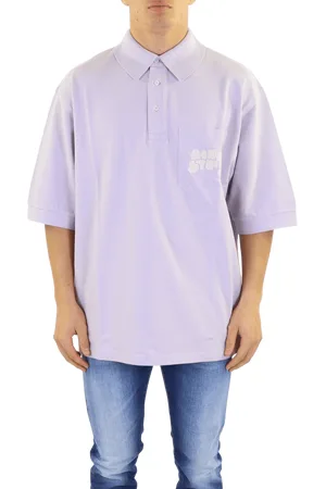 Acne Studios Heren Bubbly Logo on Pocket Paars