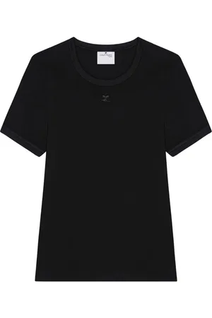 Courrèges T-Shirts And Polos Black