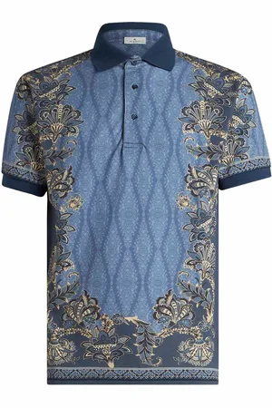 Etro T-shirts and Polos Clear Blue
