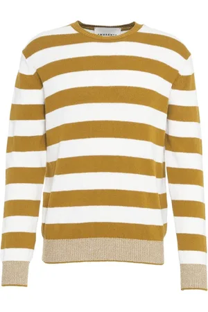 AMARANTO Striped knit sweater