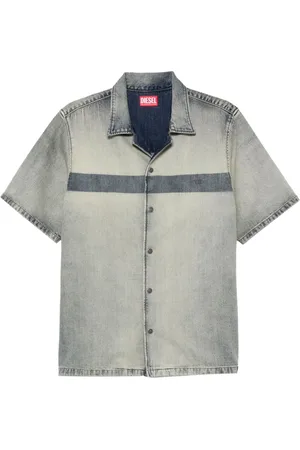 Diesel Shirts Denim Blue