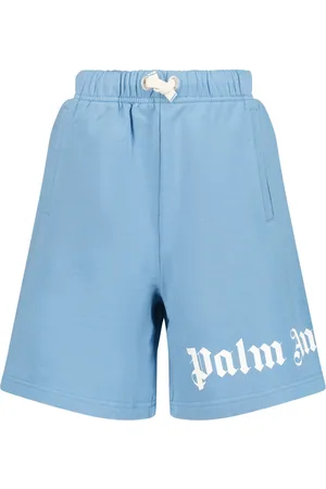 Palm Angels Kinder Jongens Shorts In Licht Blauw