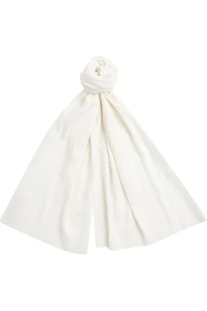 Barbour Scarfs White