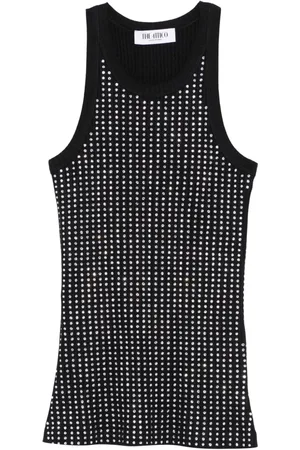 The Attico Tank Top Black