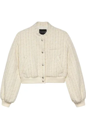 STUDIO AR Zofya Tweed Jackets Ecru 18tl251041.01