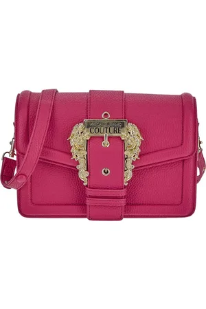 VERSACE Maxi Baroque Buckle Shoulder Bag