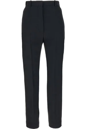 Alexander McQueen Black viscose blend pant