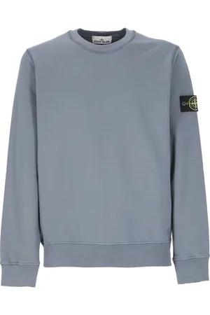 Stone Island Heren Logo-patch Sweater Blauw
