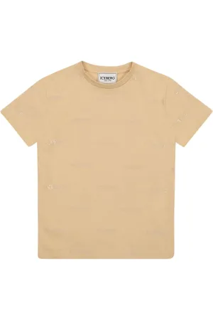 Iceberg KIDS - Classic Short Sleeve rope colored Cotton T-Shirt