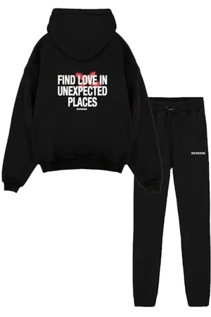 Richesse Unexpected Hoodie Black Tracksuit