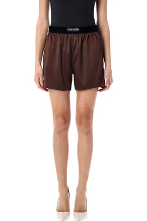 Tom Ford Bermuda Band Logo Dark Brown