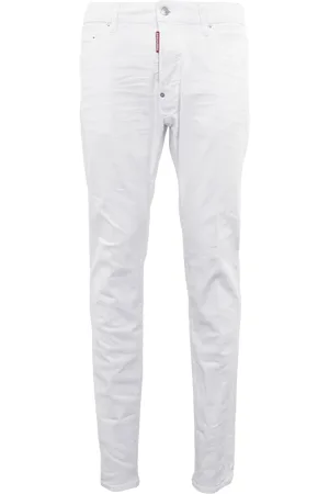 Dsquared2 Heren Pants 5 Pockets Wit